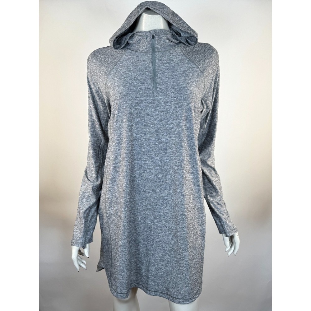 Athleta Pacifica Shores Tunic Swim Coverup Women M NWOT Long Sleeve StretchNylon